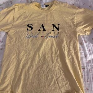 Boohoo Light Yellow T-Shirt